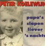 cd single card - Peter Koelewijn - Papas Slapen Liever ..., Zo goed als nieuw, Verzenden