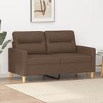 vidaXL Tweezitsbank 120 cm stof bruin, Huis en Inrichting, Verzenden, Minder dan 150 cm, Stof, Nieuw