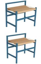 Hübsch - A.D. Copier - Bank (2) - Heritage Bench - petrol -