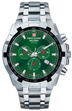 Swiss Alpine Military 7043.9134 heren horloge 46 mm, Sieraden, Tassen en Uiterlijk, Horloges | Heren, Overige merken, Staal, Staal