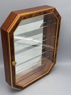 schitterend vitrine kast - Vitrinekast - Glas, Hout, Antiek en Kunst