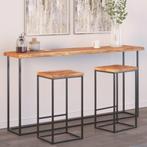 vidaXL Tafelblad rechthoekig natuurlijke rand 180x40x2,5 cm, Huis en Inrichting, Tafels | Eettafels, Verzenden, Nieuw