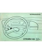 1976 CITROEN GS INSTRUCTIEBOEKJE DUITS, Auto diversen, Handleidingen en Instructieboekjes
