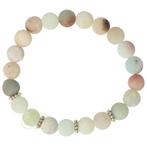 Amazoniet elastische mala / armband, Verzenden, Nieuw