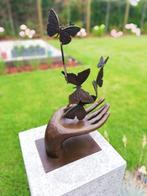 sculptuur, Butterfly release - 34 cm - Brons, Antiek en Kunst, Kunst | Designobjecten