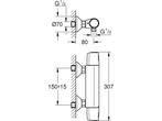 GROHE QuickFix Precision Trend thermostatische, Verzenden, Zo goed als nieuw