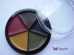 Blauwe plekken ring, bruise ring, palet grime Mehron latex, Ophalen of Verzenden, Nieuw