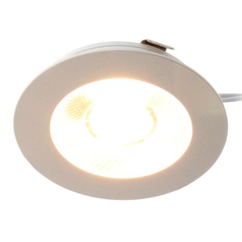 EcoDim LED Meubelspot Ø55mm Zilver IP54, Huis en Inrichting, Lampen | Plafondlampen, Nieuw, Verzenden