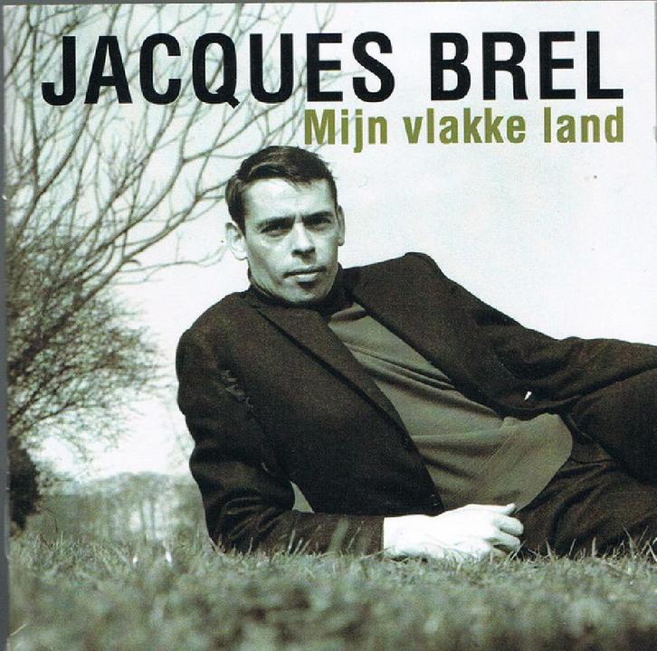 cd - Jacques Brel - Mijn Vlakke Land, Cd's en Dvd's, Cd's | Overige Cd's, Zo goed als nieuw, Verzenden
