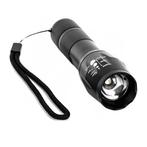 Entac LED zaklamp 5W - Zoom - Aluminium + Fietshouder -, Verzenden, Nieuw