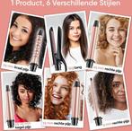 2dekans | VAIVE 6-in-1 Krultang & Stijltang met Opzetstukken, Ophalen of Verzenden, Zo goed als nieuw