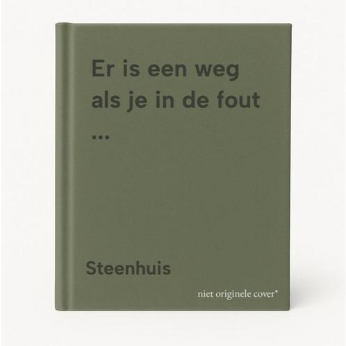 Er is een weg als je in de fout ... 9789063532024 Steenhuis, Boeken, Godsdienst en Theologie, Zo goed als nieuw, Verzenden