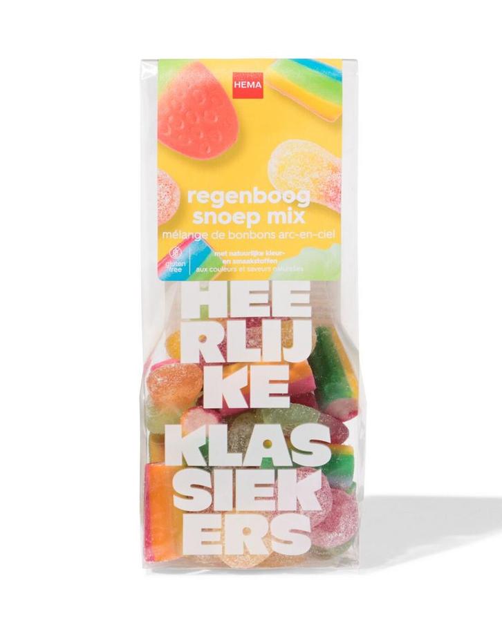 HEMA Regenboog snoep mix 130g 2 voor 3.99 ; met je HEMA pas, Kleding | Dames, Overige Dameskleding, Nieuw, Verzenden