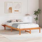 vidaXL Bedframe met nachttafels Bruin 120 x 200 cm Wasbruin, Verzenden, Nieuw, Bruin, Hout