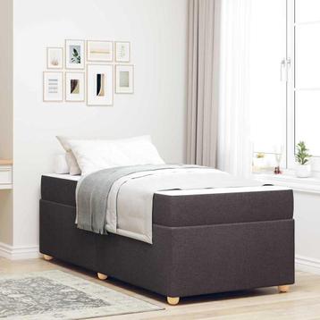 vidaXL Bedframe met matras met matras Donkerbruin 100 x 200 beschikbaar voor biedingen