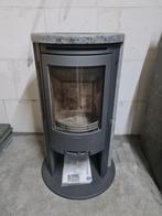 DRAAIBARE SPEKSTEEN CONTURA HOUTKACHEL 3 ZIJDIG VUURZICHT, Ophalen, Gebruikt, Hout, Vrijstaand