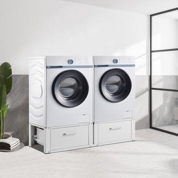 [en.casa] Wasmachine sokkel dubbel Heyen verhoger met lades beschikbaar voor biedingen