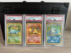 Pokémon - 3 Graded card - Blastoise, Charizard, Venusaur, Hobby en Vrije tijd, Verzamelkaartspellen | Pokémon, Nieuw