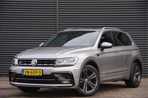 Zakelijke Lease |  Volkswagen Tiguan 1.5 TSI Highline R-Line, Auto's, Volkswagen, Onderhoudsboekje, Lease, Zwart, Automaat, SUV of Terreinwagen