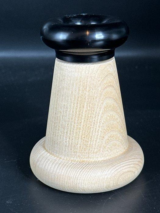 Moulin à poivrier et sel en bois et aluminium  - Thomas, Antiek en Kunst, Antiek | Keukenbenodigdheden