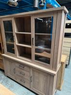 Newcastle buffetkast groot, barley, Nieuw, Glas