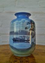 Bing & Grondahl - Vaas - Decoratie van een raderstoomboot