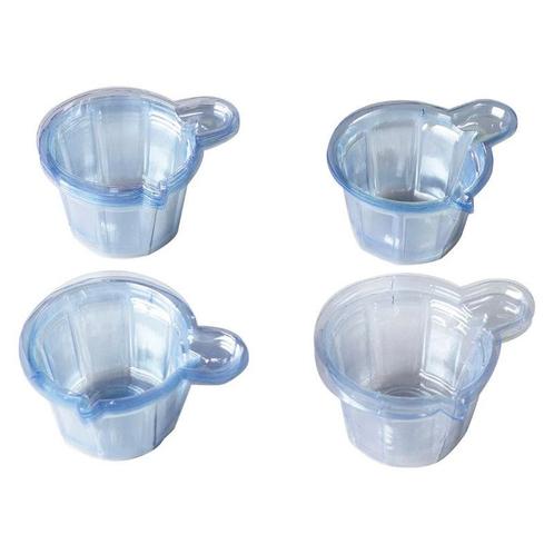 Mengbekertjes met tuitje +/- 30cc  set -+/- 10 voor epoxy, Hobby en Vrije tijd, Knutselen, Nieuw, Ophalen of Verzenden
