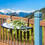 2dekans | tectake- Balkontafel mozaïek klapbaar wit/blauw -, Doe-het-zelf en Verbouw, Tegels, Ophalen of Verzenden, Zo goed als nieuw