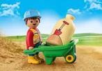 Playmobil 1.2.3 70409 Bouwvakker met kruiwagen, Kinderen en Baby's, Speelgoed | Playmobil, Nieuw, Ophalen of Verzenden
