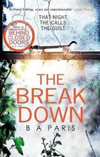 The Breakdown 9781848454996 B A Paris, Verzenden, Gelezen, B A Paris