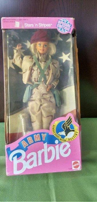 Mattel - Speelgoedfiguurtjes Army Barbie Stars n Stripes, Antiek en Kunst, Antiek | Speelgoed