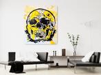 PIXA - “Yellow Skull” | original XXL acrylic on canvas - no, Antiek en Kunst