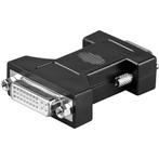Goobay Analoge DVI/VGA Adapter - vernikkeld - DVI-I (v), Nieuw, Verzenden