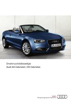 Audi A5 Cabriolet | S5 Cabriolet Handleiding 2011 - 2017