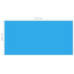 Zwembadzeil rechthoekig 732 x 366 cm PE blauw, Nieuw, Verzenden