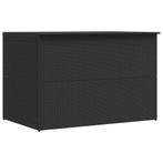 vidaXL Tuinbox 150x100x100 cm poly rattan zwart, Tuin en Terras, Verzenden, Nieuw