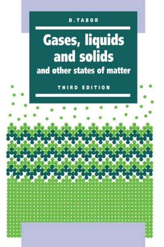 Gases, Liquids and Solids 9780521406673 D. Tabor, Boeken, Taal | Engels, Gelezen, Verzenden
