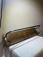 Kapstok - Art Deco Kapstok met Geometrisch Houten Inlegwerk