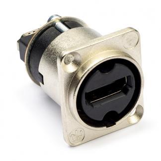 HDMI doorvoer adapter - Neutrik (Full HD, Metaal), Audio, Tv en Foto, Audiokabels en Televisiekabels, Nieuw, Verzenden
