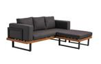 Teakea - Chaise Longue Loungeset - Granada - Antraciet -, Verzenden, Nieuw