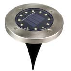 Solar grondspot Impuls LED tuinspot op zonne-energie, Nieuw, Minder dan 50 watt, Rvs, Led