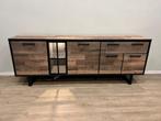 Dressoir Avalon 230 cm Driftwood van Henders en Hazel €799,-, Glas, Verzenden, Nieuw, 200 cm of meer