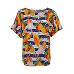 Frogbox • shirt met sinaasappels • 36, Verzenden, Nieuw, Oranje, Maat 36 (S)