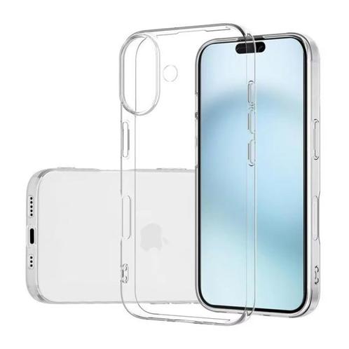 iPhone 16 Transparant Hoesje - Flexibel Silicoon Case Cover, Telecommunicatie, Mobiele telefoons | Hoesjes en Frontjes | Apple iPhone