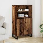 vidaXL buffetkast 60x36x110 cm bewerkt hout oud houtkleurig, Verzenden, Nieuw, Overige houtsoorten