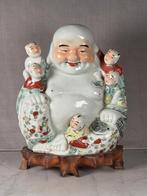 Figuur - famille rose laughing buddha - Porselein - China