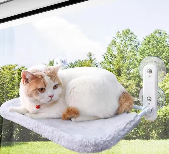 Kattenhangmat – Hangend Kattenbed voor Binnen met Frame, Dieren en Toebehoren, Kattenmanden, Nieuw, Verzenden