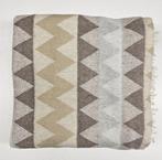 PLAID exclusief in katoenmix Ecru, parelgrijs en voskleur