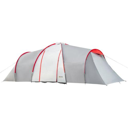 TRUUSK Kampeertent, Tunneltent Voor 6 Personen Met 2 Slaapka, Caravans en Kamperen, Overige Caravans en Kamperen, Nieuw, Verzenden