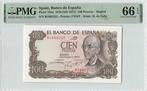1970 Spain P 152a 100 Pesetas Pmg 66 Epq, Postzegels en Munten, Bankbiljetten | Europa | Niet-Eurobiljetten, Verzenden